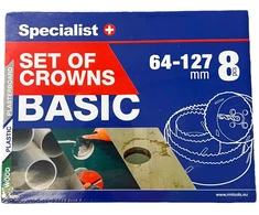 SPECIALIST+ gręžimo karūnų rinkinys, 8 vnt.