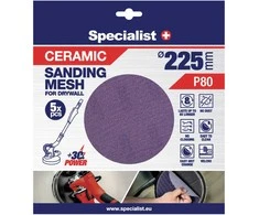 Specialist+ keramikinis tinklelis MESH, 225 mm P80, 5 vnt.