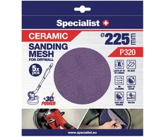 Specialist+ keramikinis tinklelis MESH, 225 mm, P320, 5 vnt.