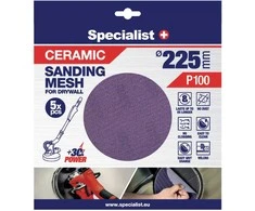 Specialist+ keramikinis tinklelis MESH, 225 mm, P100, 5 vnt.