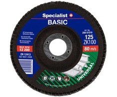 SPECIALIST+ lapelinis šlif. diskas BASIC ZK100, 125 mm