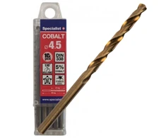 SPECIALIST+ metalo grąžtas COBALT, 4.5 mm, 10 vnt.