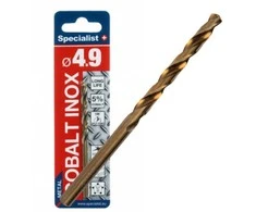 SPECIALIST+ metalo grąžtas COBALT, 4.9 mm