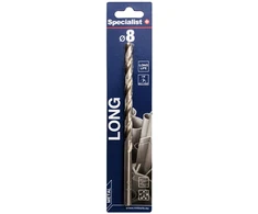 SPECIALIST+ metalo grąžtas LONG DIN340, 8 x 105 mm