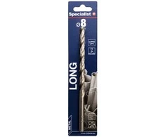 SPECIALIST+ metalo grąžtas LONG DIN340, 8 x 105 mm