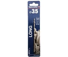 SPECIALIST+ metalo grąžtas LONG DIN340, 3.5 x 73 mm