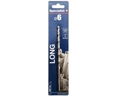 SPECIALIST+ metalo grąžtas LONG DIN340, 6 x 95 mm