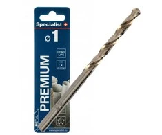 SPECIALIST+ metalo grąžtas BASIC, 1 mm, 3 vnt.