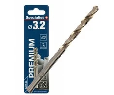 SPECIALIST+ metalo grąžtas BASIC, 3.2mm, 2 vnt.