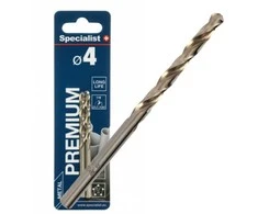 SPECIALIST+ metalo grąžtas BASIC, 4 mm, 2 vnt.