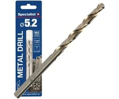 SPECIALIST+ metalo grąžtas BASIC, 5.2mm, 2 vnt..