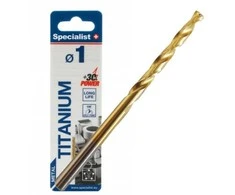 SPECIALIST+ metalo grąžtas TITAN, 1 mm, 2 vnt.