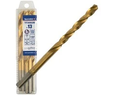 SPECIALIST+ metalo grąžtas TITAN, 13 mm, 5 vnt.