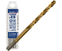 SPECIALIST+ metalo grąžtas TITAN, 2.5 mm, 10 vnt.