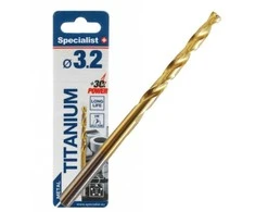 SPECIALIST+ metalo grąžtas TITAN, 3.2 mm