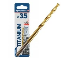 SPECIALIST+ metalo grąžtas TITAN, 3.5 mm