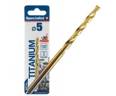 SPECIALIST+ metalo grąžtas TITAN, 5 mm