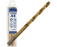 SPECIALIST+ metalo grąžtas TITAN, 5.5 mm, 10 vnt.