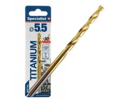 SPECIALIST+ metalo grąžtas TITAN, 5.5 mm