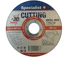 SPECIALIST+ metalo pj.diskas CUTTING, 115x1.0x22 mm