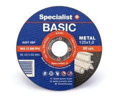 Specialist+ Met.pj. diskas BASIC 125x1x22 mm