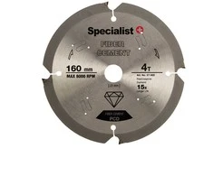 SPECIALIST+ pj. diskas pluošt. cementui, 4T 165 x 20 mm
