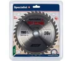 SPECIALIST+ pjovimo diskas, 190x36Tx30/20/16 mm