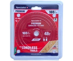 Pjovimo diskas 165x48Tx20mm, Cordless PREMIUM, SPECIALIST+