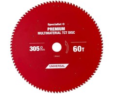 Pjovimo diskas 305x60Tx30mm, Multimaterial PREMIUM, SPECIALIST+