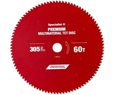 Pjovimo diskas 305x60Tx30mm, Multimaterial PREMIUM, SPECIALIST+