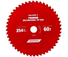 Pjovimo diskas 254x60Tx30mm, Multimaterial PREMIUM, SPECIALIST+