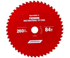 Pjovimo diskas 260x84Tx30mm, Multimaterial PREMIUM, SPECIALIST+