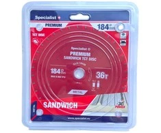 Pjovimo diskas 184x36Tx20/16mm, Sandwich PREMIUM, SPECIALIST+