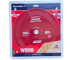 Pjovimo diskas 305x60Tx30mm, Wood PREMIUM, SPECIALIST+