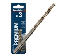 Grąžtas Specialist+ Premium met. gr. 3 mm 3 vnt