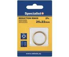 SPECIALIST+ redukcinis žiedas, 25.4x22.2x1.2/1.4 mm, 2 vnt.