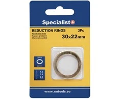 SPECIALIST+ redukcinis žiedas, 30x22x1.2/1.4/2 mm, 3 vnt.