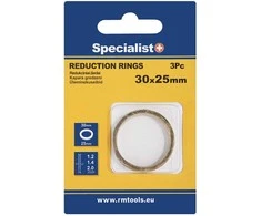 SPECIALIST+ redukcinis žiedas, 30x25x1.2/1.4/2 mm, 3 vnt.