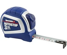 SPECIALIST+ ruletė AUTOSTOP 3 m, 16 mm