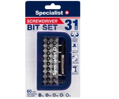 SPECIALIST+ sukimo antgalių rinkinys, 31 vnt.