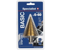 SPECIALIST+ žingsninis grąžtas BASIC, ⌀6-60