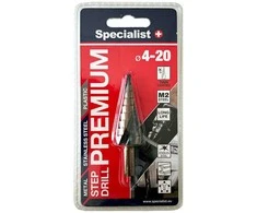 SPECIALIST+ žingsninis grąžtas PREMIUM, ⌀4-20