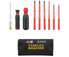 Stanley Fatmax VDE el. atsuktuvų rink. 10 vnt. krepšyje, 1000V