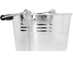 Sterg Cinkuotas metalinis kibiras, 15l