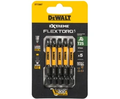 Sukimo antgaliukai FLEXTORQ T25 57 mm, DeWALT, 5 vnt.
