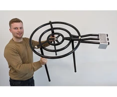Viryklė „KEMPER" su 3 reguliat. 60 cm