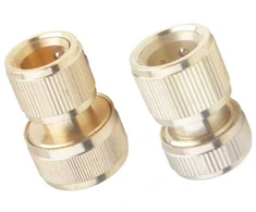 Xtline Žalvarinė jungtis su STOP mech. 3/4''