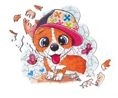 Wizardi Dėlionė 116 vnt. - Corgis