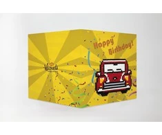 Wizardi Cards Beldizart Su Gimtadieniu (Retro Car) WC0275