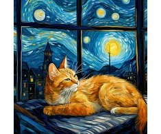 Wizardi Beldizart Deimantinės tapybos rinkinys "Raudona Masterpiece" 30x30 cm WD3213